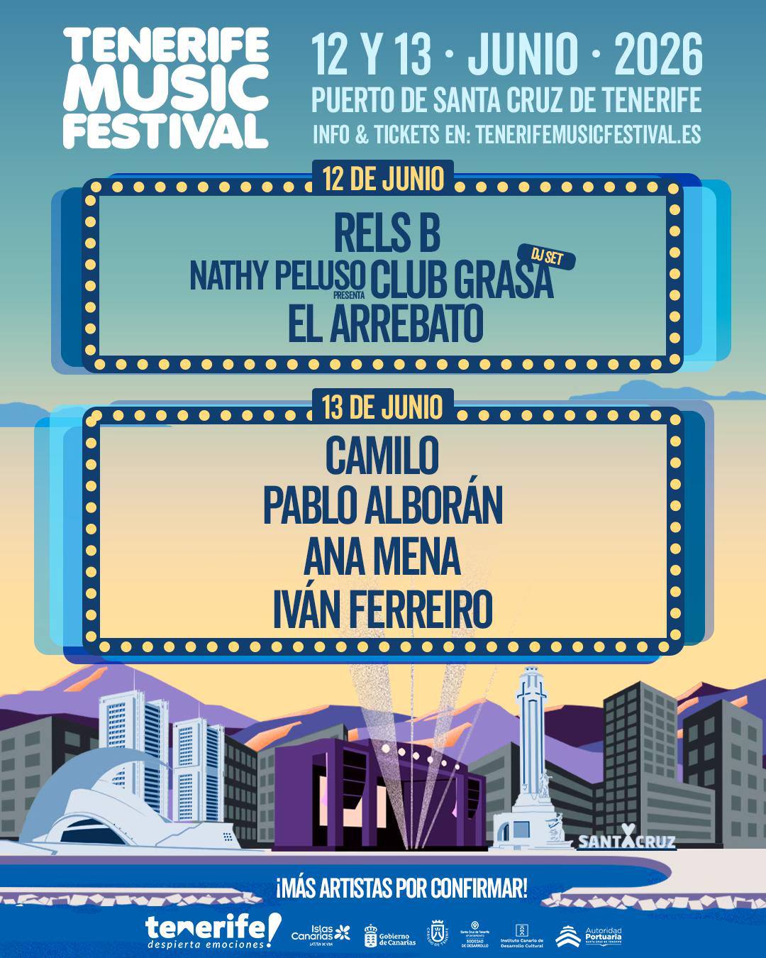 Entradas Tenerife Music Festival 2026 en Santa Cruz de Tenerife